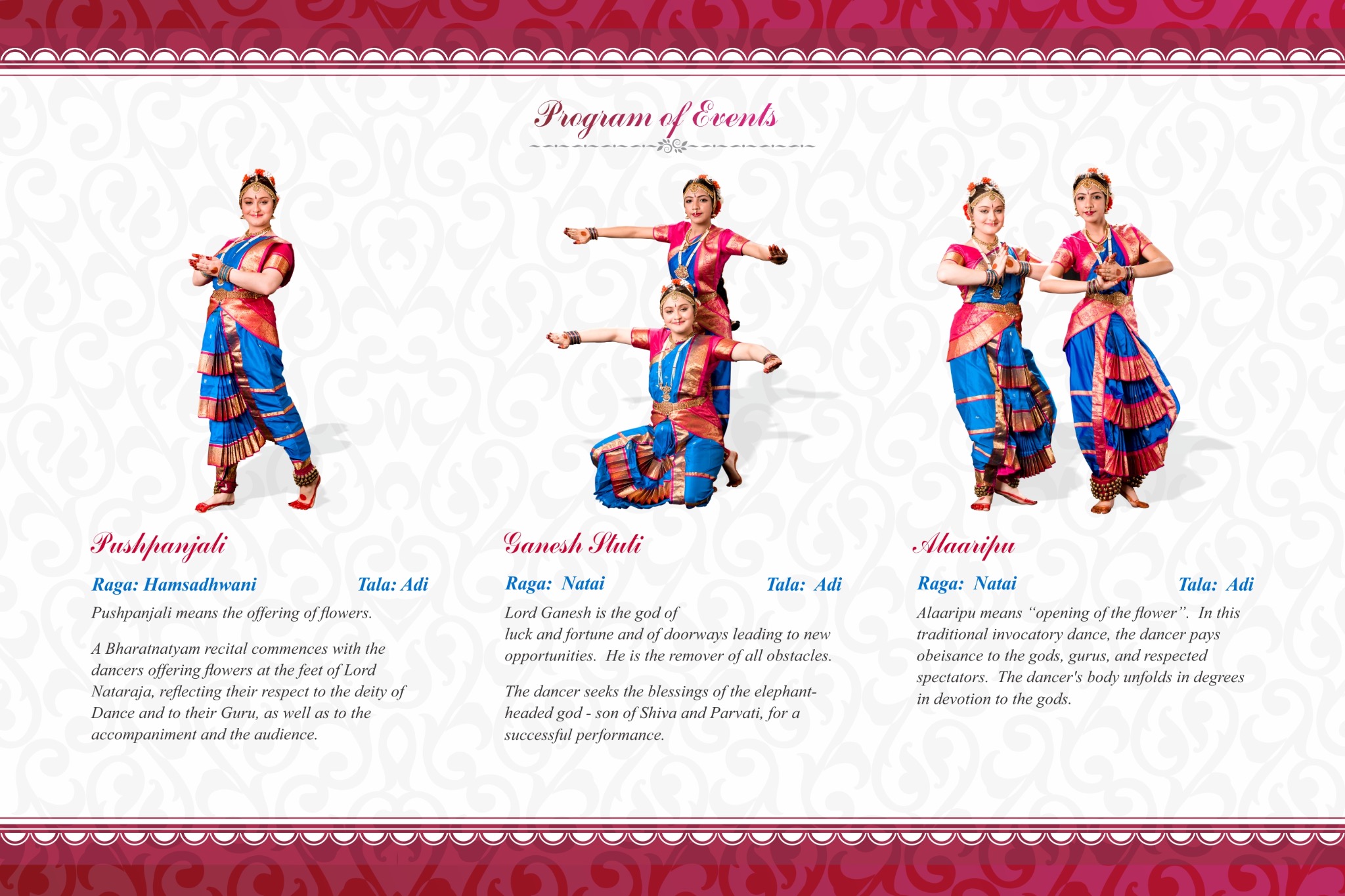 Noopur Bharatanatyam program