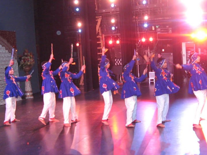 Noopur dancers performing on stage
